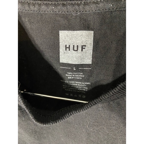 HUF worldwide skateboard tee shirt - Picture 5 of 5
